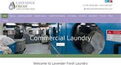 Desktop Screenshot of lavenderfreshlaundry.com